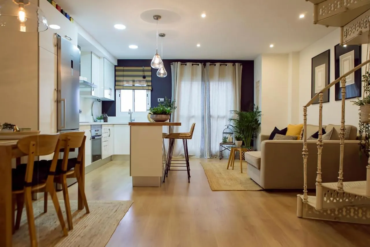 Sol Y Malaga - Designer Duplex Con Terraza Y Parking Appartement